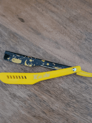 Load image into Gallery viewer, Kashi RY-130C Straight Razors Blade Yellow print Color- for barber