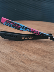 Load image into Gallery viewer, Kashi RB-130C Straight Razors Blade Black and print Color