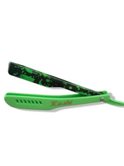 Load image into Gallery viewer, Kashi RG-130C Straight Razors Blade Green and print Color