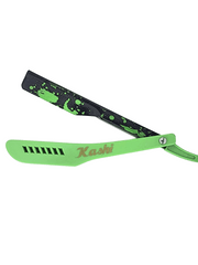 Load image into Gallery viewer, Kashi RG-130C Straight Razors Blade Green and print Color