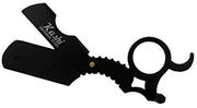 Load image into Gallery viewer, Kashi RB-210 Barber Straight Edge Shaving Razor Finger Ring Black Color