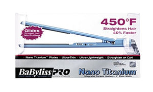 BaBylissPRO BBL-NT3072TN Nano Titanium 1" Ultra-Thin Straightening Iron