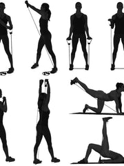 Load image into Gallery viewer, TKO, Set of 3 Resistance Toning Tubes, Complete Training System, Step Band, Soft Expanded, Infinity Ring