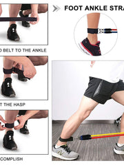 Load image into Gallery viewer, Set 11 Pieces, Resistance Band Set Exercise, Pull Rope Latex Tubes Foam Handle Door Anchor Straps for Fitness Yoga Training Sport Workout