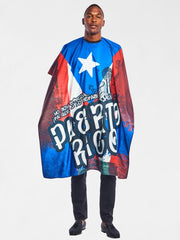 Load image into Gallery viewer, Puerto Rico Barber Cape | Puerto Rico's flag