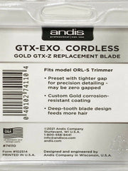 Load image into Gallery viewer, Andis GTX-EXO Cordless Gold GTX-Z Replacement Blade model 74100