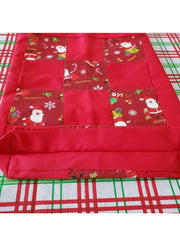 Load image into Gallery viewer, Handmade Bag cotton for women , Christmas print and Red Color