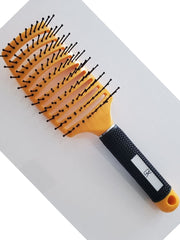Load image into Gallery viewer, Professional Anti-Static Curved Vented Styling Hair Brush GK , Orange color