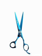 Load image into Gallery viewer, Kashi BL-1165 Professional Hair Cutting Shears Japanese Steel, 6.5 inch Blue Color
