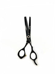Load image into Gallery viewer, Kashi CB-542T Professional Thinning Shears Japanese Cobalt Steel 6.5 " 32 Teeth, Black color