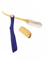 Load image into Gallery viewer, Kashi RB-250G Professional Straight Razor for Barber Gold and Blue