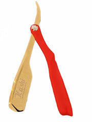 Load image into Gallery viewer, kashi-Professional-Straight-Razor-Gold-red