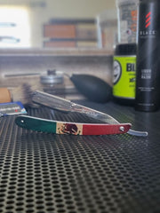 Load image into Gallery viewer, Kashi-Professional-Straight-Razors-Blade-R-118MX-Mexican-Flag