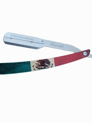 Load image into Gallery viewer, Kashi- Professional - Straight- Razors- Blade- R-118MX- Mexican -Flag