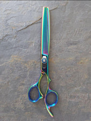 Load image into Gallery viewer, Kashi Professional BR-403TL Thinning Shears Scissors 7.5 "56 Teeth