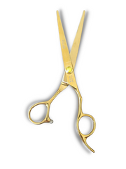 Load image into Gallery viewer, Kashi G-1160 Professional Cutting Hair Shears Gold Color - Japanese Steel 6 inch