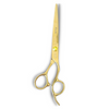 Kashi G-1170 Professional Hair Cutting Shears, 7 inch Gold Color