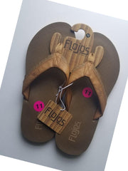 Load image into Gallery viewer, Flojos, Portola Men's Thong Sandal, Size 9, 11 Color Brown
