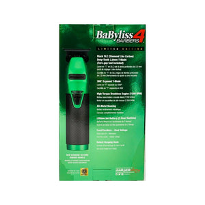 BaByliss PRO Green & Black FX Outlining Cordless Trimmer - Patty Cuts- Limited Edition box