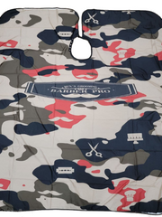 Load image into Gallery viewer, Professional Cape Men's Grooming Barber Pro, One Size, Camo Red and Beige Print