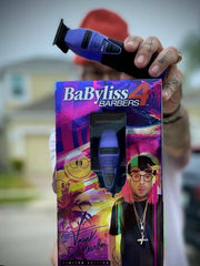 Load image into Gallery viewer, BaByliss PRO Purple & Black FX Outlining Cordless Trimmer Frank Da Barber Limited Edition