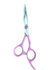 Load image into Gallery viewer, Kashi P-3460 Hair Cutting shears 6 inch Japanese Steel, Pink Color