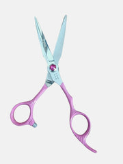 Load image into Gallery viewer, Kashi Shears Hair Scissors Set,  Cutting Shears (P-3460) and Thinning Shears (P-3430T) Japanese Stainless Steel, Pink Color,