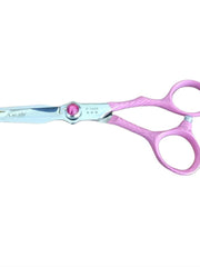 Load image into Gallery viewer, Kashi P-3460 Hair Cutting shears 6 inch Japanese Steel, Pink Color