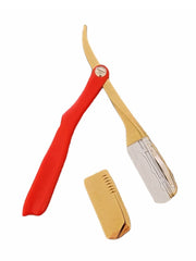 Load image into Gallery viewer, kashi-Professional-Straight-Razor-Gold-red