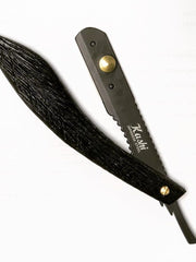 Load image into Gallery viewer, Kashi Professional, Barber Razor RB-123 Wood handle, Black Color