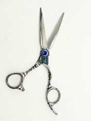 Load image into Gallery viewer, Professional Kashi Shears, Hair Cutting S-3160, Japanese Steel, 6" Silver Color