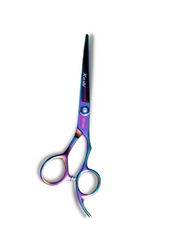 Load image into Gallery viewer, Kashi Professional Cutting Hair Shears SR-560 Rainbow Color - Japanese Steel 6 inch