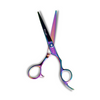 Kashi Professional Cutting Hair Shears SR-565 Rainbow Color - Stainless Steel 6"
