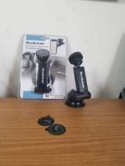 Load image into Gallery viewer, Brookstone, Universal Car Telescoping Smartphone Holder, Strong Magnetic Hold,  Color: Black