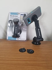 Load image into Gallery viewer, Brookstone, Universal Car Telescoping Smartphone Holder, Strong Magnetic Hold,  Color: Black