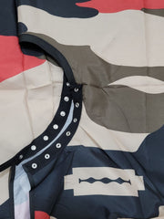 Load image into Gallery viewer, Professional Cape Men's Grooming Barber Pro, One Size, Camo Red and Beige Print