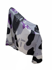Load image into Gallery viewer, Professional Cape Men's Grooming Barber Pro, One Size, Camo Purple and Gray Print