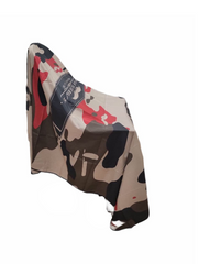 Load image into Gallery viewer, Professional Cape Men's Grooming Barber Pro, One Size, Camo Red and Beige Print