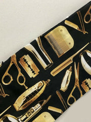 Load image into Gallery viewer, Professional Hair Cutting Cape Barber King Midas , One size, Black & Gold Color