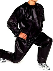 Load image into Gallery viewer, Sauna Suit Series 8 Fitness, Unisex Sizes: M/L and L/XL Black color