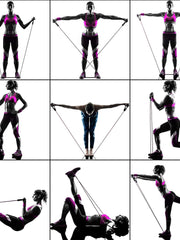 Load image into Gallery viewer, Resistance tube Heavy, Bonus Door Anchor Included, Training Exercise Fitness Tube Workout Bands