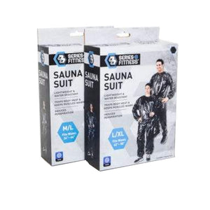 Sauna Suit Series 8 Fitness, Unisex Sizes: M/L and L/XL Black color