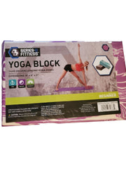 Load image into Gallery viewer, Yoga Block Series-8 Fitness for Beginner 9 inc x 6inc x 3inc Marble Purple Color