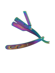 Load image into Gallery viewer, Barber Straight Edge Shaving Razor Rainbow Color