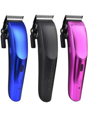 Load image into Gallery viewer, StyleCraft Ergo Magnetic Clipper Black-Blue-Fuchsia cordless