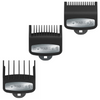 Wahl Clipper 3PC Set Premium Cutting Guides With Metal Clip model #1/2, #1, # 1 1/2