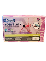 Load image into Gallery viewer, Yoga Block Series-8 Fitness for Beginner 9 inc x 6inc x 3inc Marble Purple Color