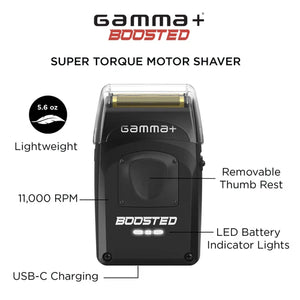Gamma+ Boosted Foil Shaver with  Super Torque Motor