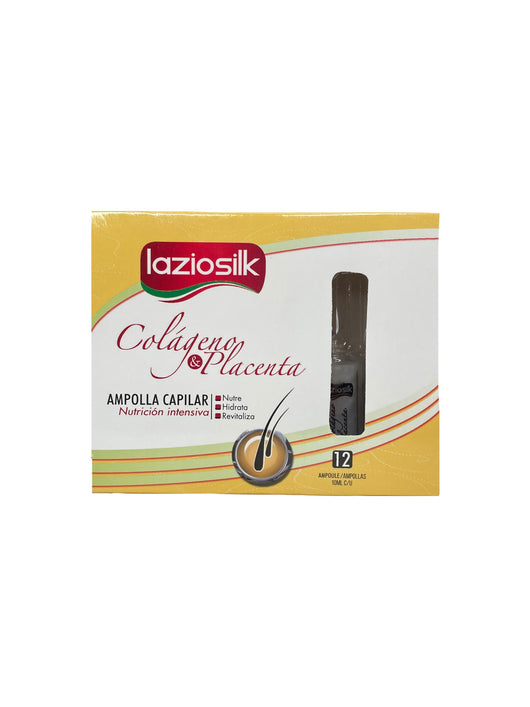 Laziosilk Hair Ampoule Colagen & Placent 12pcs/box