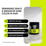 Load image into Gallery viewer, Rolda  Black Styling  Hair Gel  Black Radiant Ultra Hold  500g 17.63oz
